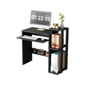 yq forever small desk storage shelves industrial morden corner study writing table home office computer desk