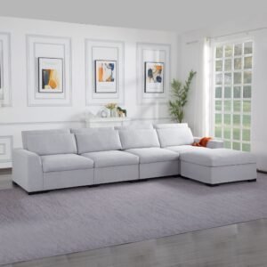149' modular living room sofa with ottoman sectional design for comfort and style